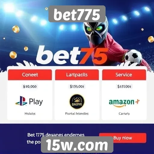 Comparativo de bônus e promoções do bet775