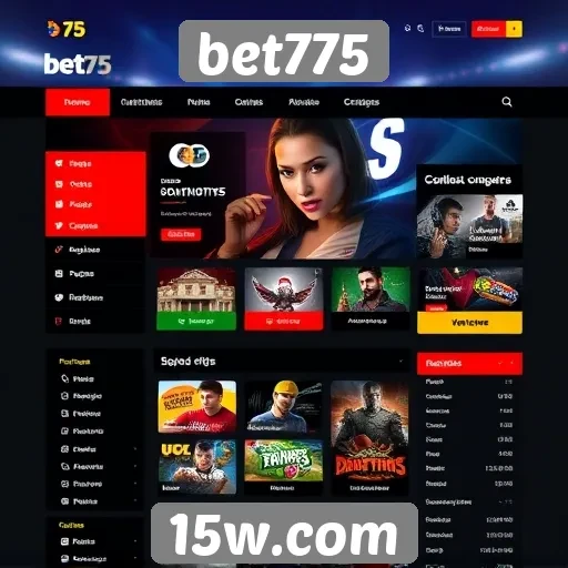 Interface do usuário e experiência de navegação no bet775